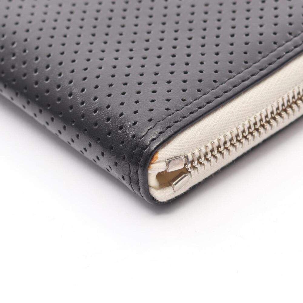 CHANEL Authentic Black Leather Logo Wallet - Picture 9 of 9